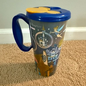 Walt Disney World | Blue, White Collectible Mug Vintage WDW - Picture 1 of 10