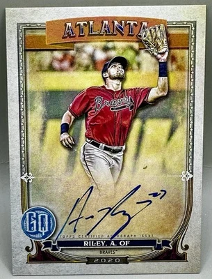 2020 Topps Gypsy Queen Austin Riley /25 Auto Autographs Bazooka Back GQA-AR - Image 1 of 2