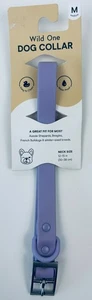 Wild One Adjustable Dog Collar – Medium (12”–15”) – Lilac - Picture 1 of 2