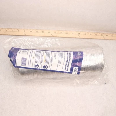 Conducto de transición para secadora de metal flexible GE Appliances 8 pies WX08X10086  Foto 1 de 4