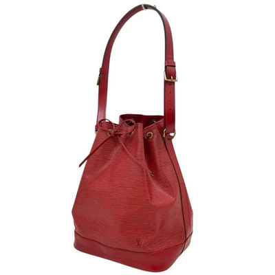 Borsa a tracolla Louis Vuitton Noe M44007 in pelle Epi rossa vintage autentica - Immagine 1 di 4