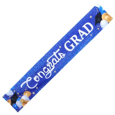 Backdrop Couplet for Graduation Party Congrats Engagement Banner - Image 1 of 4