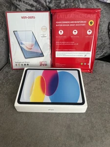 Apple iPad 11th Generation 128GB 10.9" WiFi Only Blue & Extras - Picture 1 of 1