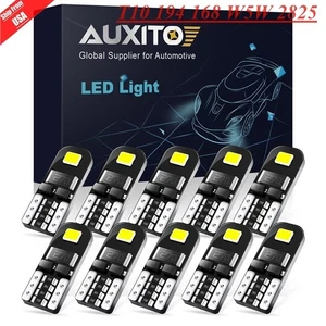 10-100x T10 LED License Plate Light Bulbs 6000K Bright White 168 2825 194 Canbus - Picture 1 of 22