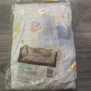 Curity Vintage 1986 Krippe Baby Bären Staubrüsche - Bild 1 von 7