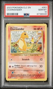 2023 CLC-TRADING CARD GAME CLASSIC & HO-OH ex DECK #001 CHARMANDER PSA 10 - Picture 1 of 2