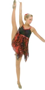 Out Of Control Child X-Small Lyrical Dance Costume Fairy Cut Ballet Dress New - Picture 1 of 4