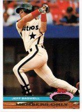 Jeff Bagwell Stadium Club Members Only Rookie Baseball Card-Houston Astros