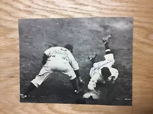 Vintage Black & White Joe Cronin & Bill Terry Autographed Photo JSA Authenticity - Picture 1 of 3