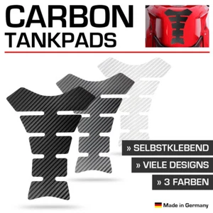 Tappetino serbatoio moto ""Carbon Tankpads"" adesivo serbatoio protezione serbatoio protezione vernice adesivo - Foto 1 di 17