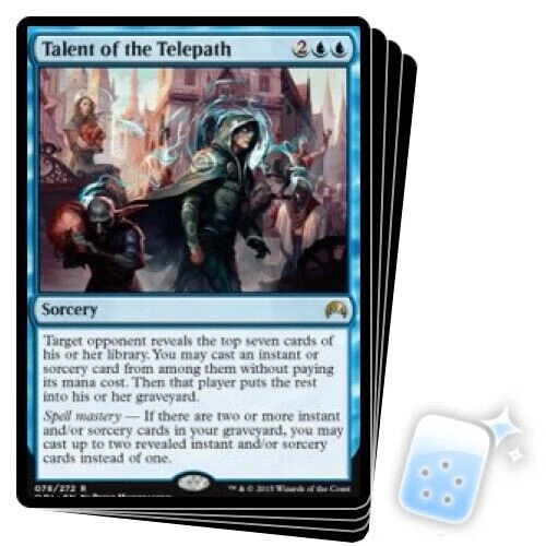 MTG - 4 x Talent of the Telepath - Playset 4x x4 - Magic Origins Regular NM - Image 1 of 1