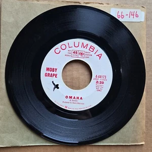 MOBY GRAPE Omaha/Someday RARE DJ PROMO 45 7" CLASSIC ROCK Record Vinyl Records - Picture 1 of 2