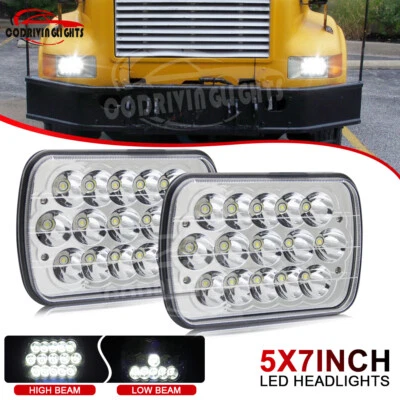 2PC LED Seal Headlight For International Harvester 4700 4800 4900 8100 2B1 H6054 - Image 1 of 4