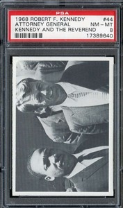 1968 ROBERT F. KENNEDY #44 MARTIN LUTHER KING JR. PSA 8 *DS14532