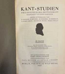 Kant-Studien Philosophische Zeitschrift, Philosophie, Kant, Kant-Gesellschaft - Bild 1 von 1