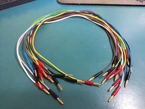 MC Micro Bananenstecker 12 Stück 35 cm 3 mm - Bild 1 von 6