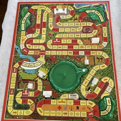 MB The Game of Life 1979 Replacement Pieces Parts Game Board Buildings Bridges - Image 1 of 4