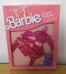 1987 Vintage Parfüm hübsche Barbie duftende Mode # 4622 Hose Anzug NRFB - Bild 1 von 8