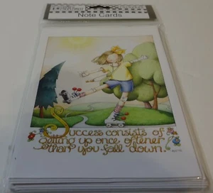 Maria Engelbreit, Notizkarten, Erfolg besteht darin, einmal öfter zu werden als du  - Bild 1 von 4