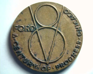 Ford Exposition 1934 un siglo de progreso Chicago llamado dólar HK #466 - Imagen 1 de 2