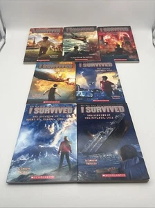 I Survived Series Scholastic Lot of 7 Paperbacks by Lauren Tarshis - Picture 1 of 7