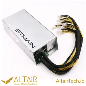 AltairTech.io Bitmain APW3++ 1600W PSU for  S9 V9 T9 S7 L3 D3 Z15 - Picture 1 of 5