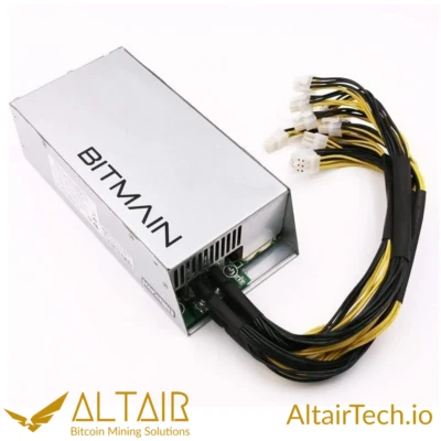 AltairTech.io Bitmain APW3++ 1600W PSU for  S9 V9 T9 S7 L3 D3 Z15 - Image 1 of 4