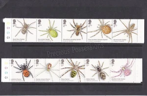 GB SG 5220-5229 MNH MINT KCIII STAMP SET 2024 SPIDERS - Picture 1 of 1