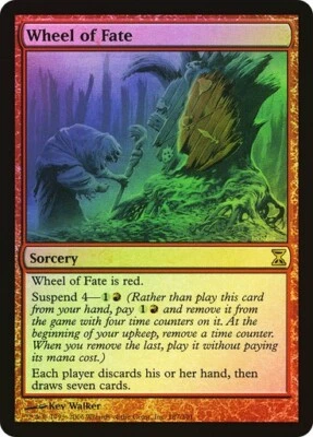 Time Spiral  MTG  Foil   Wheel of Fate   Magic - Image 1 of 2