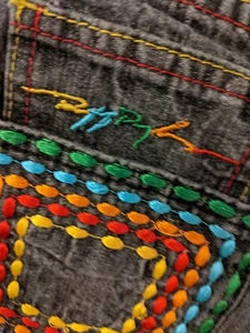 Ruff Ryder's Vintage DMX Rap Hip Hop 90's VERY RARE Kids Denim Jean Shorts Sz 6 - Picture 1 of 8