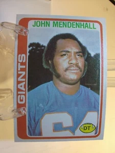 1978 Topps Fußballkarte #75 John Mendenhall (81360) - Bild 1 von 2