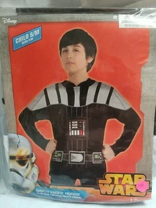 Star Wars Full Zip Darth Vader Hoodie Jacket Costume Youth Size S/M #W138 - Picture 1 of 3