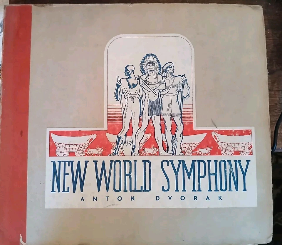 Rare Set Of 5 78rpm Dvorak New World Symphony Masterpiece Records Album A-15  - Image 1 of 4