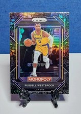 2022-23 Prizm Monopoly Russell Westbrook Black Icon Limited Edition Prizm SSP 