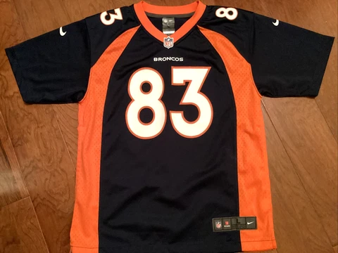 Denver Broncos Wes Welker Nike On Field Jersey #83 Size Youth Large (14/16) Cover