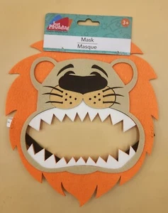 Felt TIGER Face Mask, Orange by Just Pretending, BRAND NEW - Picture 1 of 3