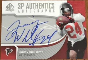 2006 SP Authentic Autographs Jimmy Williams SP-JW Atlanta Falcons - Picture 1 of 2