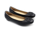 La Bella Ballerina Flats, Black Lamb Skin Leather Soft Shoes, Size 8.5 (euro 39)