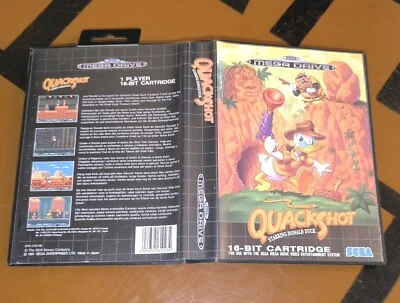 ## Quackshot Starring Donald Duck - Sega Mega Drive Game - Top / Cib ## - Image 1 of 2
