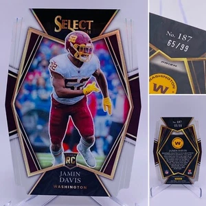Jamin Davis RC 2021 Panini Select Premier Level /99 Washington Commanders - Picture 1 of 4