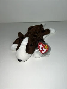 Ty Beanie Baby Bruno Chocolate Brown Bullterrier Hund 1997 - Bild 1 von 6