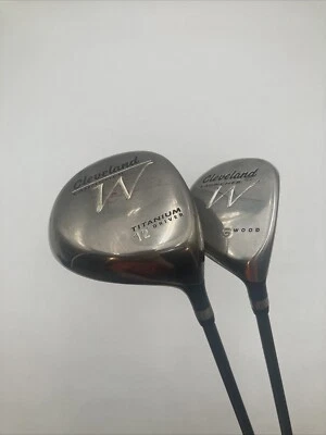 Cleveland Launcher W Titanium Driver & 3 Wood Women’s Golf Clubs Women’s Flex RH - Image 1 of 4