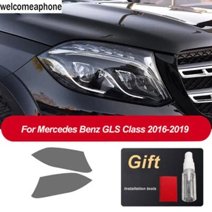 Pre-cut Headlights Smoke Paint Protection Vinyl Tint Wrap Film For Benz GLS - Picture 1 of 8