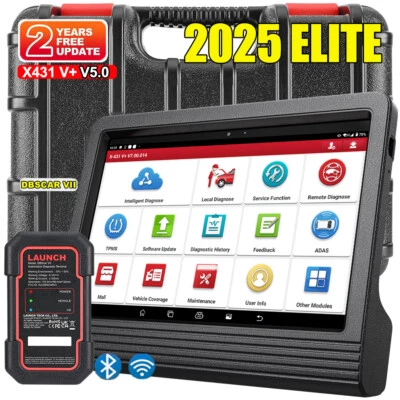 2025 LAUNCH X431 PRO3 V+ V5.0 AUTOMOTIVE OBD2 Diagnostic Tool Scanner K~ey Programmer - Image 1 of 4