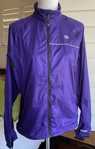 Pearl Izumi Women's L Cycling Jacket Elite Barrier Purple Zip Up Vented Pocket - Picture 1 of 17