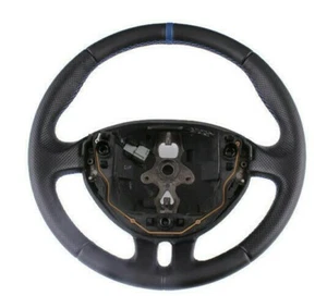 Sportlenkrad Lederlenkrad Renault Clio 3 III NEU LEDERBEZUG Neu Beziehen BLAU - Bild 1 von 5