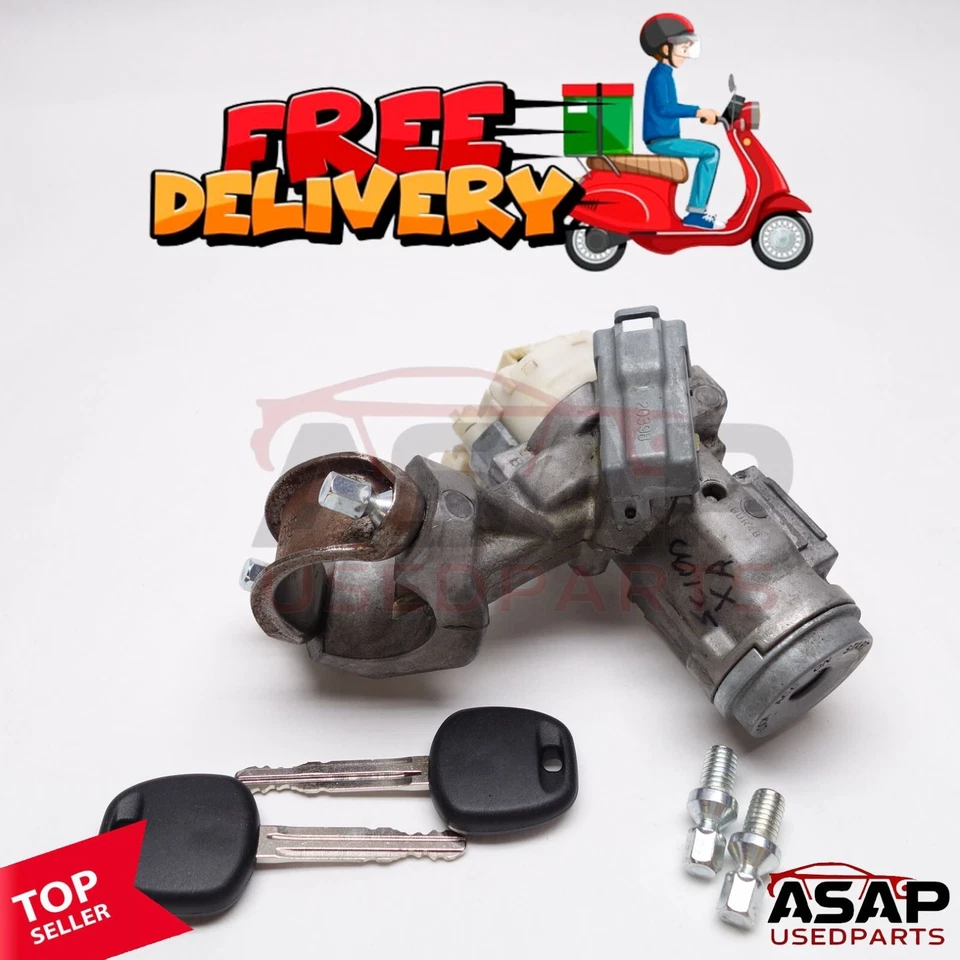 🌶️ INTERRUPTOR DE ENCENDIDO CILINDRO DE BLOQUEO CON 2 LLAVES NUEVAS SCION xA 2004-2006 45020-33-6 Foto 1 de 4