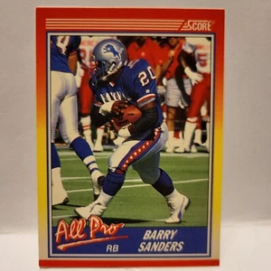 Barry Sanders 1990 Score #580 All-Pro Detroit Lions - Picture 1 of 2
