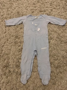 paddington bear baby sleepsuit