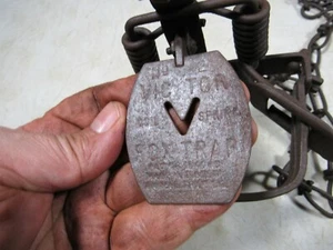 Vintage/Antique 1930's/1940's Victor #2 Coil Spring Steel Fox Trap Lititz PA - Picture 1 of 8